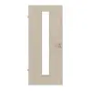 WESTAG drzwi wewnętrzne dąb platynowy Ei 424 GetaLit HPL z przeszkleniem LA-1 na środku
