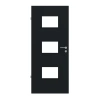 WESTAG Drzwi wewnętrzne Grafit A 14 GetaLit HPL z przeszkleniem LA-3Q
