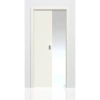 Zestaw drzwi przesuwnych JELD-WEN w ścianie białe lakierowane 9010 z systemem drzwi przesuwnych Classic i ościeżnicą