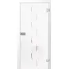 ERKELENZ drzwi szklane Atessa matowe z motywem przezroczystym