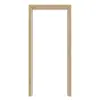 LEBO ościeżnica Limba matowa fornirowana drewnem naturalnym z prostokątną krawędzią