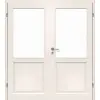 JELD-WEN drzwi dwuskrzydłowe Kirsten z przeszkleniem LA-1G i ościeżnicą