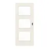 HÖRMANN Drzwi przesuwne biel czysta RAL 9010 lakier ProLine z przeszkleniem LA 11