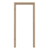 KILSGAARD Zawias do drzwi wejściowych mieszkania Dąb dymny Lamikor z zaokrąglonym brzegiem