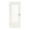 Drzwi wewnętrzne KILSGAARD typ 43 Biabłe drzwi wewnętrzne Lamikor z przeszkleniem