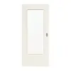 KILSGAARD drzwi przesuwne Typ 43 Białe Lamikor z przeszkleniem