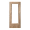 KILSGAARD Drzwi przesuwne Typ 43 Dąb dymny Lamikor z przeszkleniem