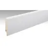 MEISTER Neutralna, biała listwa przypodłogowa profil 12 PK (2380 x 18 x 100 mm)
