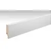 MEISTER neutralna, biała listwa przypodłogowa profil 19 PK (2380 x 18 x 80 mm)