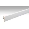 MEISTER Neutralna, biała listwa przypodłogowa profil 8 PK (2380 x 18 x 50 mm)