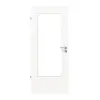 WESTAG drzwi do pomieszczeń wilgotnych arctic biały A 222 RAL 9016 GetaLit HPL z przeszkleniem LA-DIN