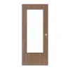 WESTAG drzwi przesuwne do pomieszczeń mokrych orzech włoski Noce NU 736 PortaLit CPL z przeszkleniem LA-DIN