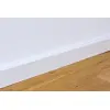 Listwa przypodłogowa 16 x 58 x 2400 mm drewno lite biała lakierowana kubistyczna R3 wpust na klips