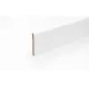 Listwa przypodłogowa 9,5 x 58 x 2440 mm MDF biała u góry zaokrąglona