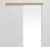 LEBO system drzwi przesuwnych biegnących przed ścianą Limba fornir matowy bez ościeżnicy