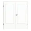 HÖRMANN drzwi dwuskrzydłowe biel ultramatowa Proline Concepto z przeszkleniem LA-DIN z ościeżnicą