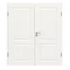 HÖRMANN Drzwi dwuskrzydłowe Carolina 1, biały lakier, ClassicLine, z ościeżnicą