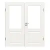 HÖRMANN Drzwi podwójne Carolina 1, biały lakier, ClassicLine, z przeszkleniem LA z ościeżnicą