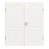 HÖRMANN drzwi dwuskrzydłowe Carolina 4 biały lakier ClassicLine z ościeżnicą
