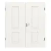 HÖRMANN Drzwi dwuskrzydłowe Georgia 5, biały lakier, ClassicLine, z ościeżnicą
