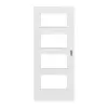 HÖRMANN Drzwi przesuwne len biały Duradecor Proline Concepto z przeszkleniem LA 9