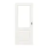 HÖRMANN Drzwi przesuwne Carolina 1, białe lakier, ClassicLine, z przeszkleniem LA