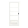 HÖRMANN drzwi przesuwne Carolina 5 biały lakier ClassicLine z przeszkleniem LA 3 Słupki 2/3