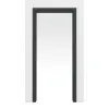 HÖRMANN system drzwi przesuwnych chowany w ścianę antracyt ultramatowy z ościeżnicą