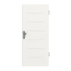 HÖRMANN Drzwi wejściowe do mieszkania Groove 11 Białe lakierowane DesignLine