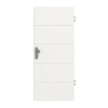 HÖRMANN Drzwi wejściowe do mieszkania Groove 15 Białe lakierowane DesignLine
