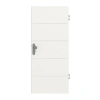 HÖRMANN Drzwi wejściowe do mieszkania Groove 27 Białe lakierowane DesignLine