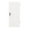 HÖRMANN Drzwi wejściowe do mieszkania Groove 54 Białe lakierowane DesignLine