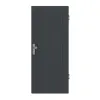 HÖRMANN drzwi wejściowe do mieszkania Groove 16 szary antracytowy RAL 7016 lakier DesignLine