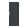 HÖRMANN drzwi wejściowe do mieszkania Groove 21 szary antracytowy RAL 7016 lakier DesignLine