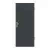 HÖRMANN drzwi wejściowe do mieszkania Groove 22 szary antracytowy RAL 7016 lakier DesignLine