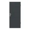 HÖRMANN Drzwi wejściowe do mieszkania Groove 27 antracytowy szary lakier DesignLine