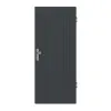 HÖRMANN drzwi wejściowe do mieszkania Groove 39 szary antracytowy RAL 7016 lakier DesignLine