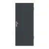 HÖRMANN drzwi wejściowe do mieszkania Groove 44 szary antracytowy RAL 7016 lakier DesignLine
