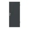 HÖRMANN drzwi wejściowe do mieszkania Groove 49 szary antracytowy RAL 7016 lakier DesignLine