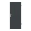HÖRMANN drzwi wejściowe do mieszkania Groove 51 szary antracytowy RAL 7016 lakier DesignLine