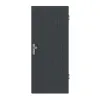 HÖRMANN drzwi wejściowe do mieszkania Groove 54 szary antracytowy RAL 7016 lakier DesignLine