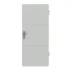 HÖRMANN drzwi wejściowe do mieszkania Groove 31 szary RAL 7035 lakier DesignLine