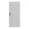 HÖRMANN Drzwi wejściowe do mieszkania Groove 44 szare RAL 7035 lakier DesignLine