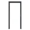 HÖRMANN Ościeżnica do drzwi wejściowych do mieszkania, lakier antracyt, z zaokrągloną krawędzią
