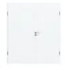 CLASSEN drzwi dwuskrzydłowe białe struktura CPL 4.1 z ościeżnicą