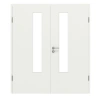 CLASSEN Drzwi podwójne Białe RAL 9003 CPL 4.4 z przeszkleniem z ościeżnicą