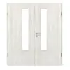 CLASSEN Drzwi dwuskrzydłowe 4.4, CPL, jesion norweski, z przeszkleniem z ościeżnicą