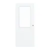 CLASSEN drzwi przesuwne biała struktura CPL 4.2 z przeszkleniem 