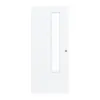 CLASSEN drzwi przesuwne biała struktura CPL 4.4 z przeszkleniem 