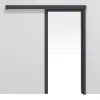 CLASSEN System drzwi przesuwnych w kolorze Graphit CPL naścienne z ościeżnica
